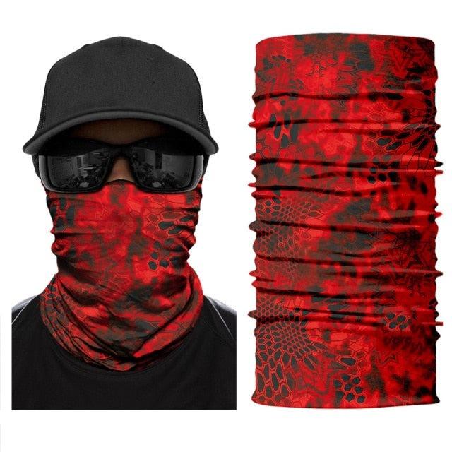 Face Mask Bandana Scarf Neck Warmer Sports Balaclava Hunting Camping Headband Buff Headscarf Camo Army Military Bicycle Camping Hiking Climbing Face Mask Headband Windproof Head Scarves Neck Warmer Cycling Camping Hiking Men Women