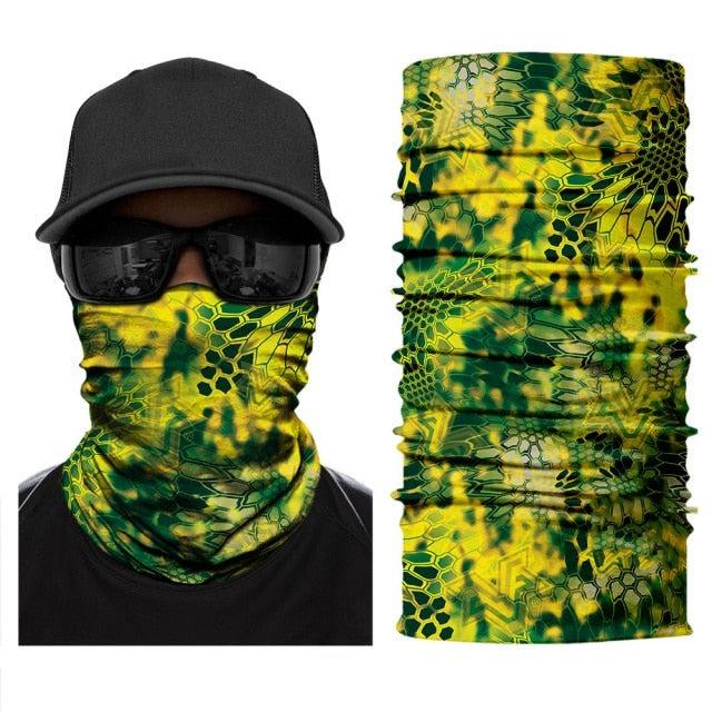 Face Mask Bandana Scarf Neck Warmer Sports Balaclava Hunting Camping Headband Buff Headscarf Camo Army Military Bicycle Camping Hiking Climbing Face Mask Headband Windproof Head Scarves Neck Warmer Cycling Camping Hiking Men Women