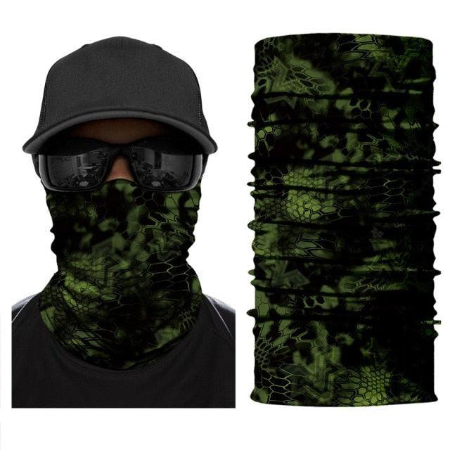 Face Mask Bandana Scarf Neck Warmer Sports Balaclava Hunting Camping Headband Buff Headscarf Camo Army Military Bicycle Camping Hiking Climbing Face Mask Headband Windproof Head Scarves Neck Warmer Cycling Camping Hiking Men Women