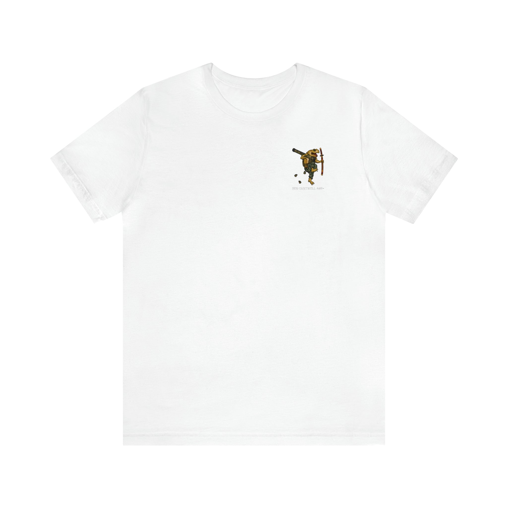 AT4 Rocket and Sword Frog - Front Print - Short Sleeve Tee