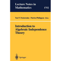 Introduction to Algebraic Independence Theory - Paperback