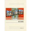 Vintage Lined Notebook Greetings from Bloomington, Illinois