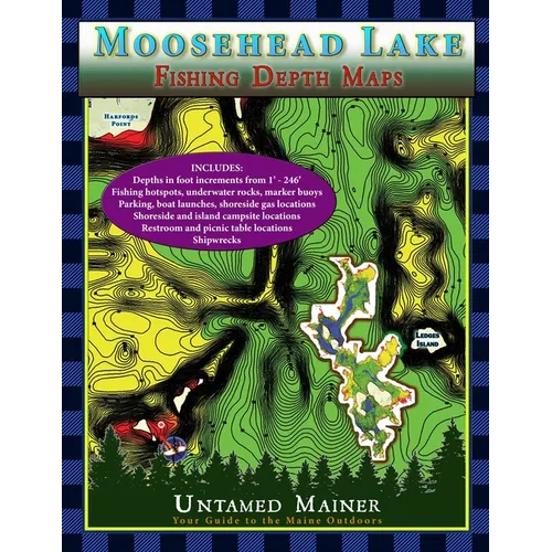 Moosehead Lake Depth Maps