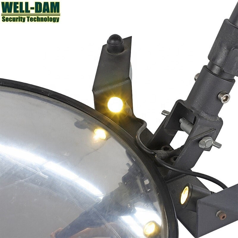 WD-MK led lighted telescopic inspection mirror under car search