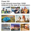 long distance hand-held walkie talkie construction site security team