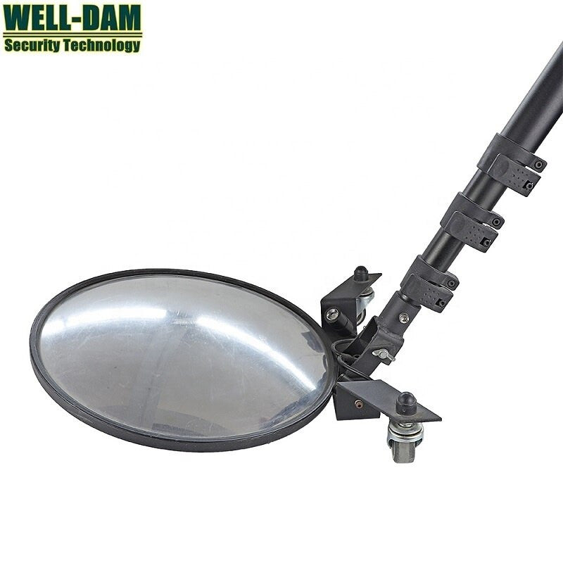 WD-MK led lighted telescopic inspection mirror under car search