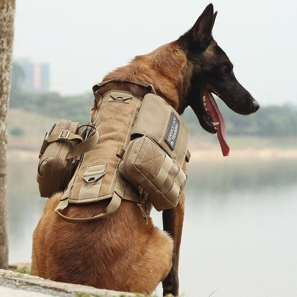 Tactical Dog Backpack Harness