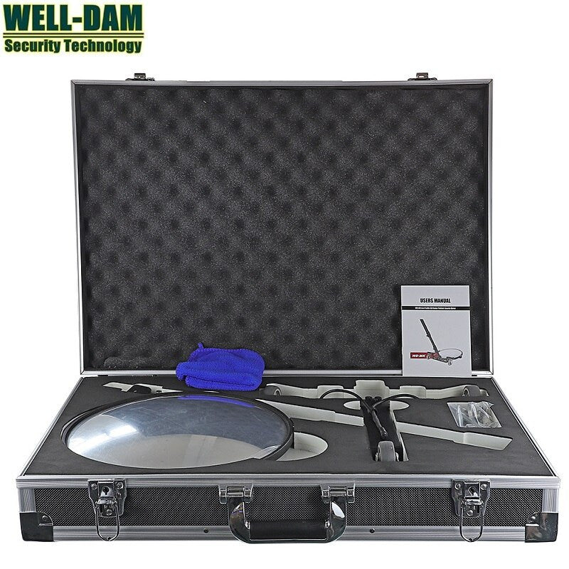WD-MK led lighted telescopic inspection mirror under car search