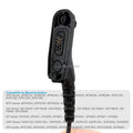 Tactical Heavy Duty Headset Neck Throat Mic U94 PTT