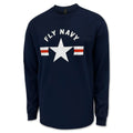 Navy Fly Navy Long Sleeve T-Shirt (Navy)