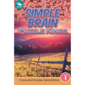 Simple Brain Puzzle Kings Vol 1: Crossword Puzzles Hard Edition - Paperback