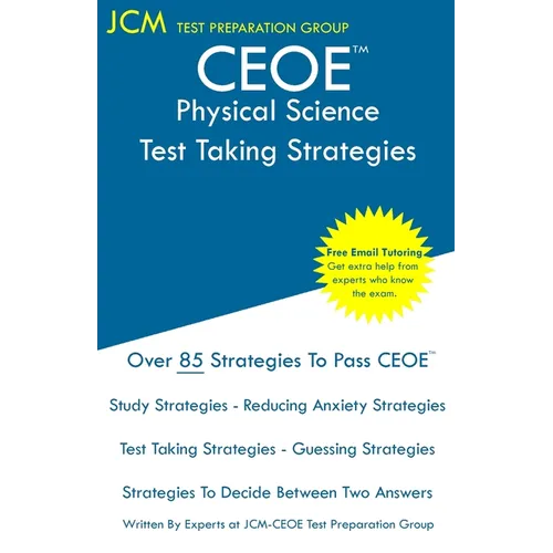 CEOE Physical Science - Test Taking Strategies - Paperback
