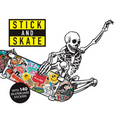 Stick and Skate: Skateboard Stickers - Paperback