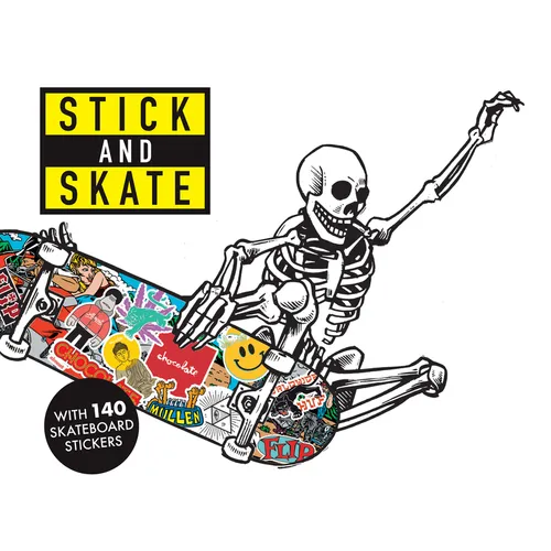 Stick and Skate: Skateboard Stickers - Paperback