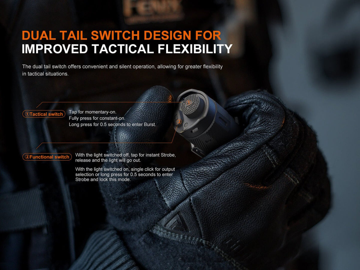 Fenix TK17 Dual Switch Tactical Flashlight