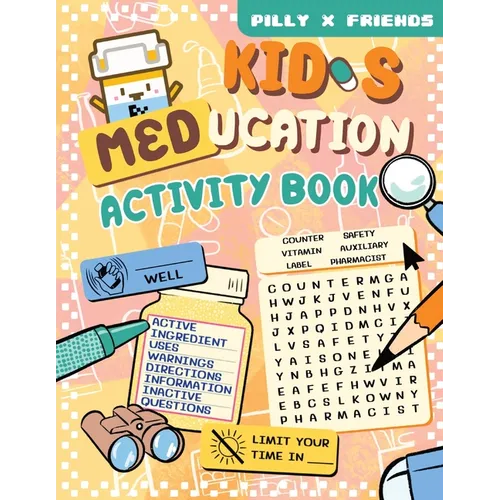 Kid's Meducation Activity Book - Paperback