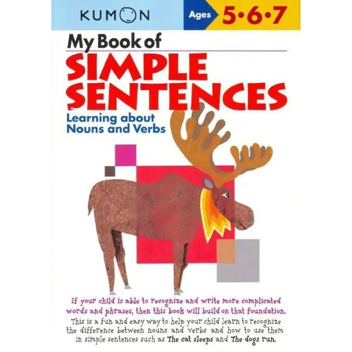 Kumon My Book of Simple Sentences - Paperback