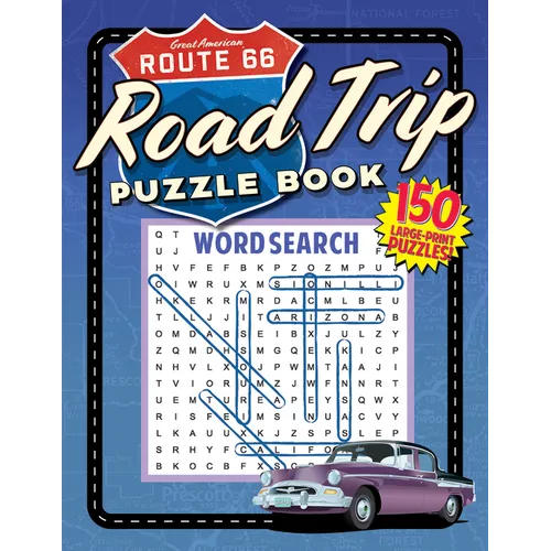 The Great American Route 66 Puzzle Book - Paperback