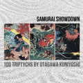 Samurai Showdown: 100 Triptychs by Utagawa Kuniyoshi - Paperback