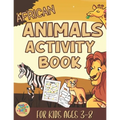 African animals activity book for kids 3-8: African Animals themed gift for kids ages 3 and up - Paperback