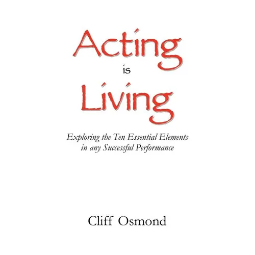 Acting is Living - Paperback