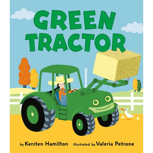 Green Tractor - Board Book