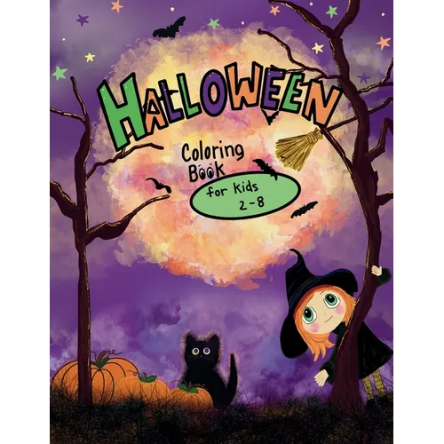 Halloween Coloring Book for Kids 2 - 8 - Paperback