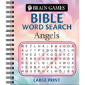 Brain Games - Bible Word Search: Angels - Large Print - Spiral