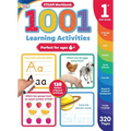 Active Minds 1001 First Grade Learning Activities: A Steam Workbook - Paperback