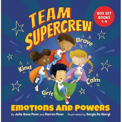 Team Supercrew - Emotions and Powers: 4 Book Box Set (Books 1-4) - Paperback
