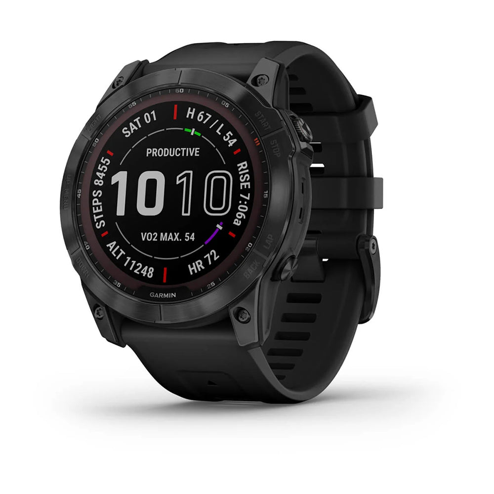 Garmin Fenix 7X Sapphire Solar - GPS Smartwatch w/ Flashlight
