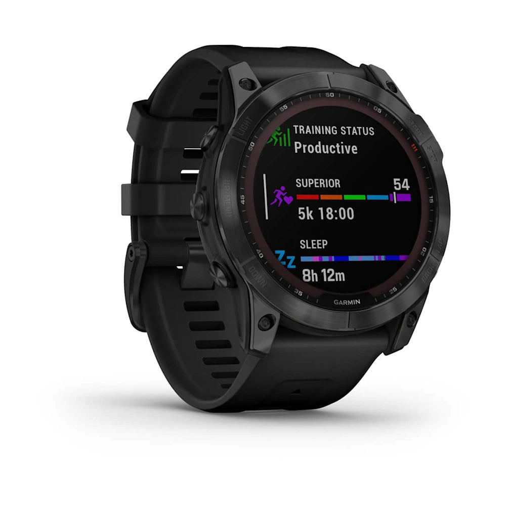 Garmin Fenix 7X Sapphire Solar - GPS Smartwatch w/ Flashlight