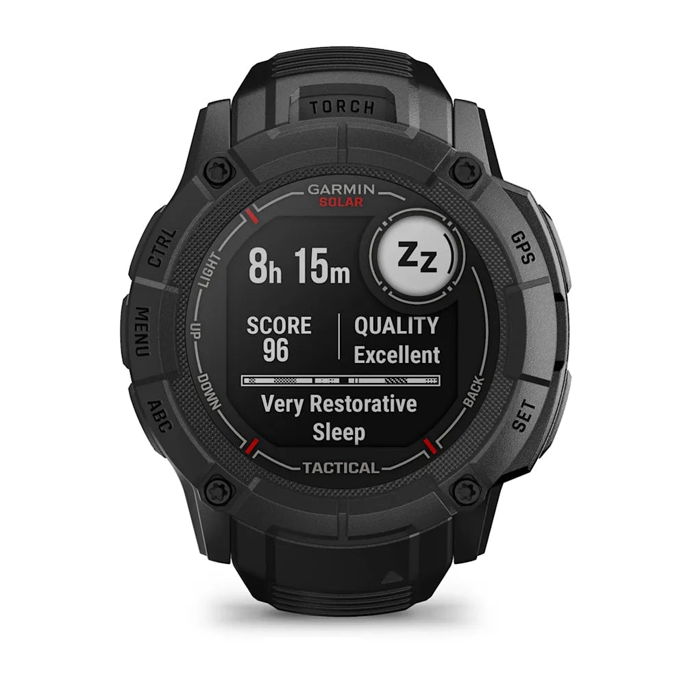 Garmin Instinct 2X Solar Tactical - Ballistic Calculator & NVG Compatible