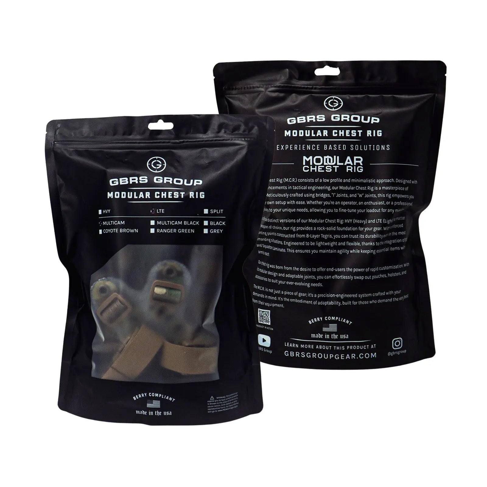 GBRS Group Modular Chest Rig Kit - Made in USA