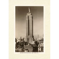 Vintage Lined Notebook Empire State Building, New York City