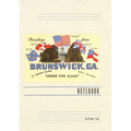 Vintage Lined Notebook Greetings from Brunswick - Paperback