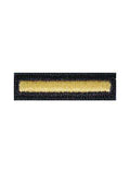 US Army Gold on Blue Female Overseas Bar