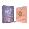 Niv, Beautiful Word Bible for Girls, Updated Edition, Leathersoft, Zippered, Pink, Red Letter, Comfort Print: 600+ Full-Color Illustrated Verses - Imitation Leather