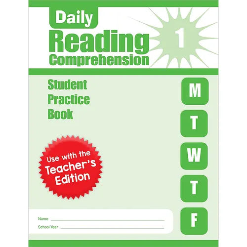 Daily Reading Comprehension, Grade 1 Sb - Paperback