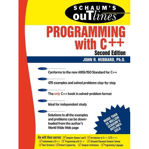 Schaum's Outline of Programming with C++ - Paperback