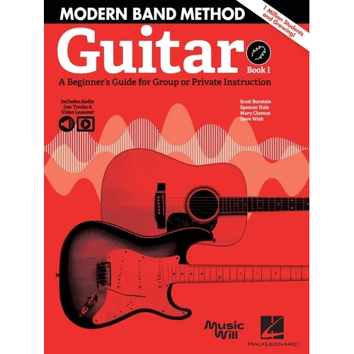 Modern Band Method - Guitar, Book 1: A Beginner's Guide for Group or Private Instruction (Bk/Online Audio) - Paperback