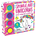Sponge Art Unicorns and Magical Creatures: With 4 Sponge Tools and 4 Jars of Paint - Paperback