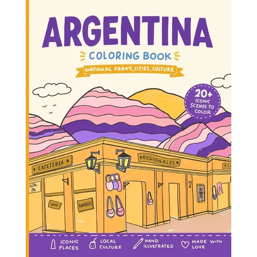 Argentina: Coloring book - Paperback