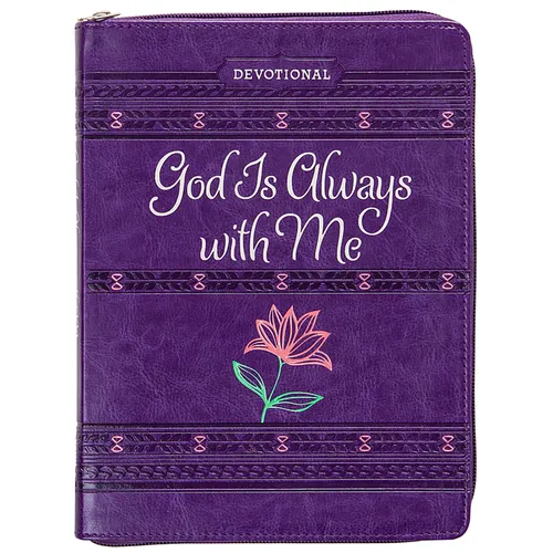God Is Always with Me Ziparound Devotional: 365 Daily Devotional - Imitation Leather