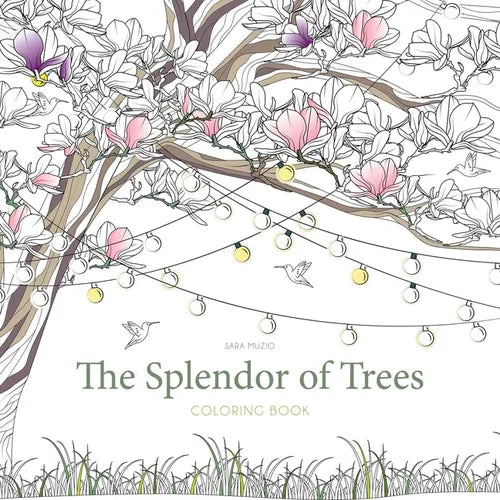 The Splendor of Trees Coloring Book - Paperback