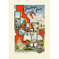 Vintage Lined Notebook Greetings from Idaho - Paperback