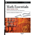 Math Essentials, Middle School Level: Lessons and Activities for Test Preparation - Paperback
