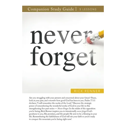 Never Forget Study Guide - Paperback