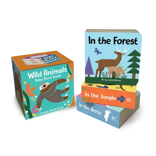 Baby Block Books: Wild Animals - Board Book