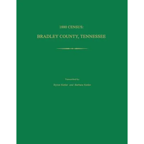 1880 Census, Bradley County, Tennessee